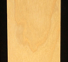 Baltic white birch and black finish