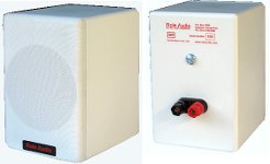 Role Audio white Skiff loudspeakers